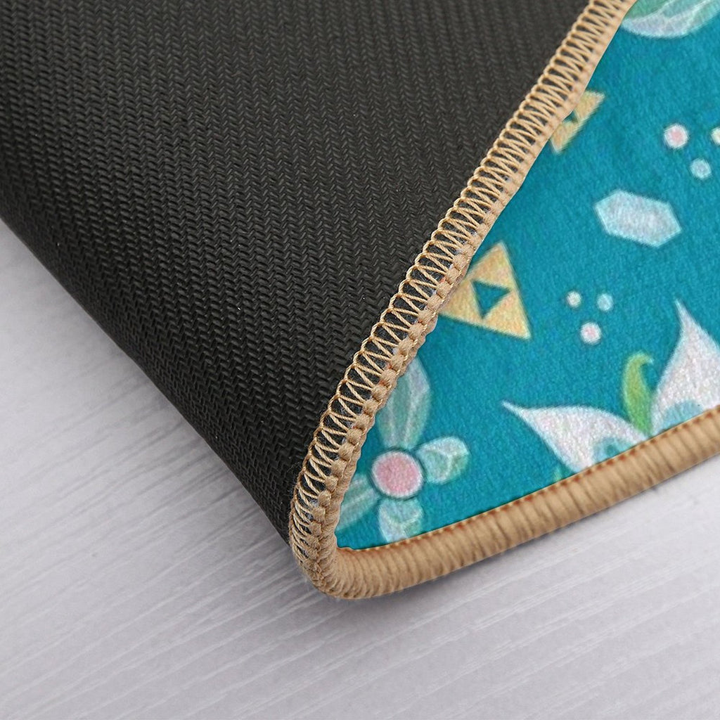 Silent Princess Pattern Blue V.2  Multi-Purpose Bath Mat