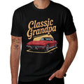 Classic Grandpa Car Enthusiast Funny Retro Auto Design Comfortable T-Shirt