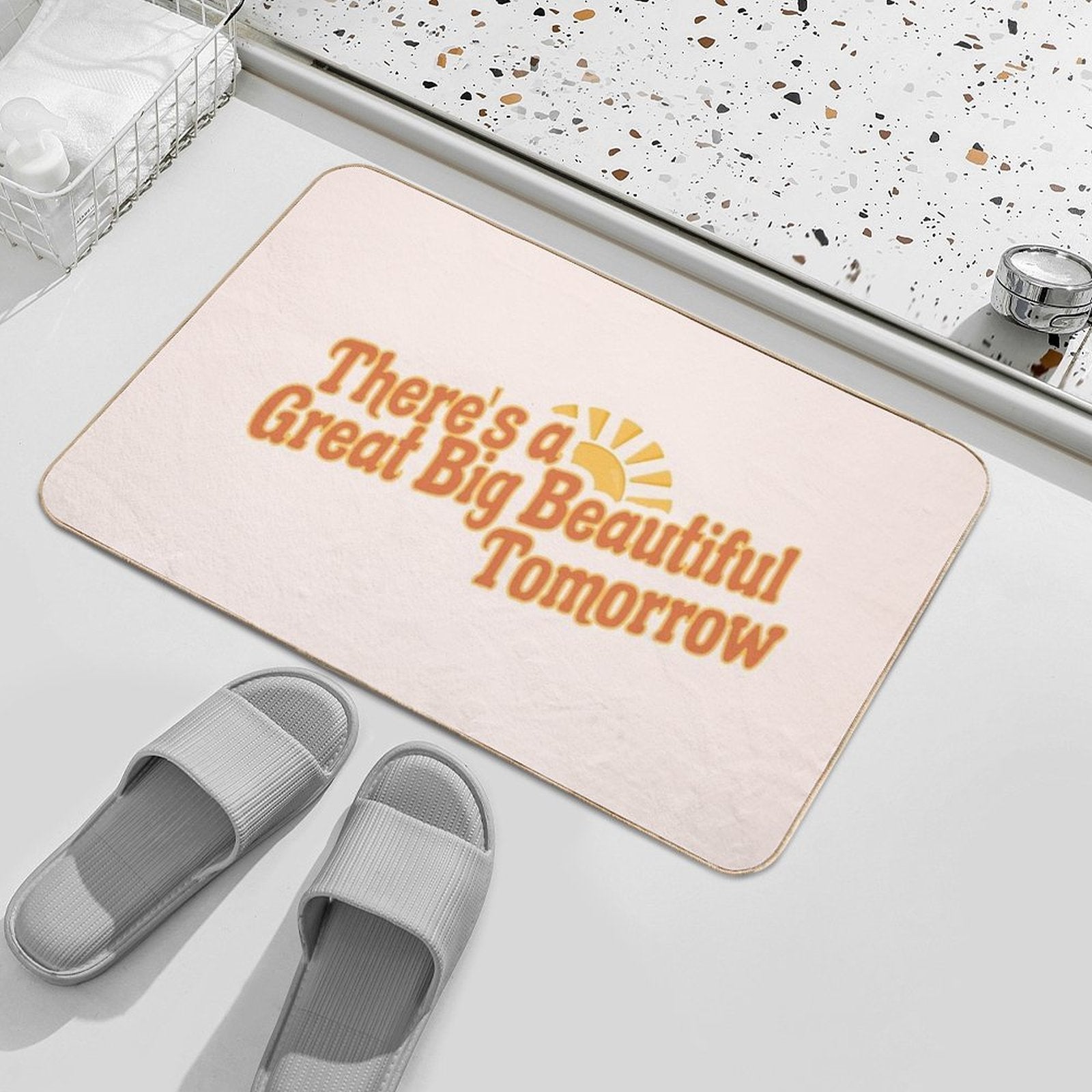 Great Big Beautiful Tomorrow 3  Easy To Clean Bath Mat