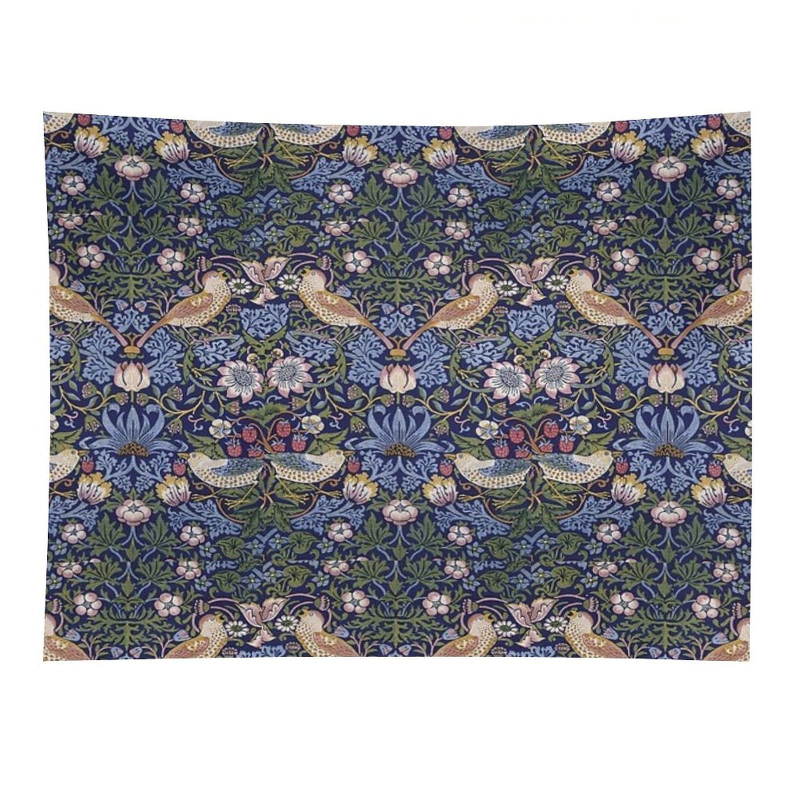 William Morris Strawberry Thief Design 1883 Tapestry