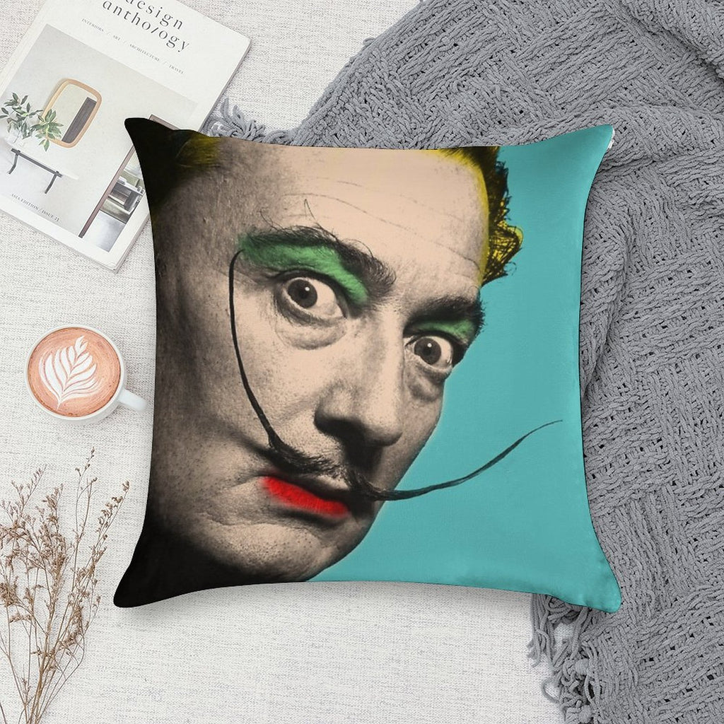 Salvador Dali Soft Anti-Pilling Throw Pillow