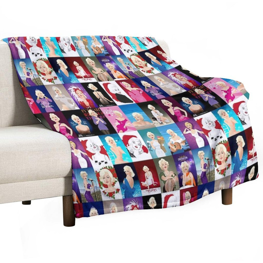 MM Patchwork Lightweight Throw Blanket