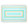 Blue Teal Aqua  Slip-Resistant Bath Mat
