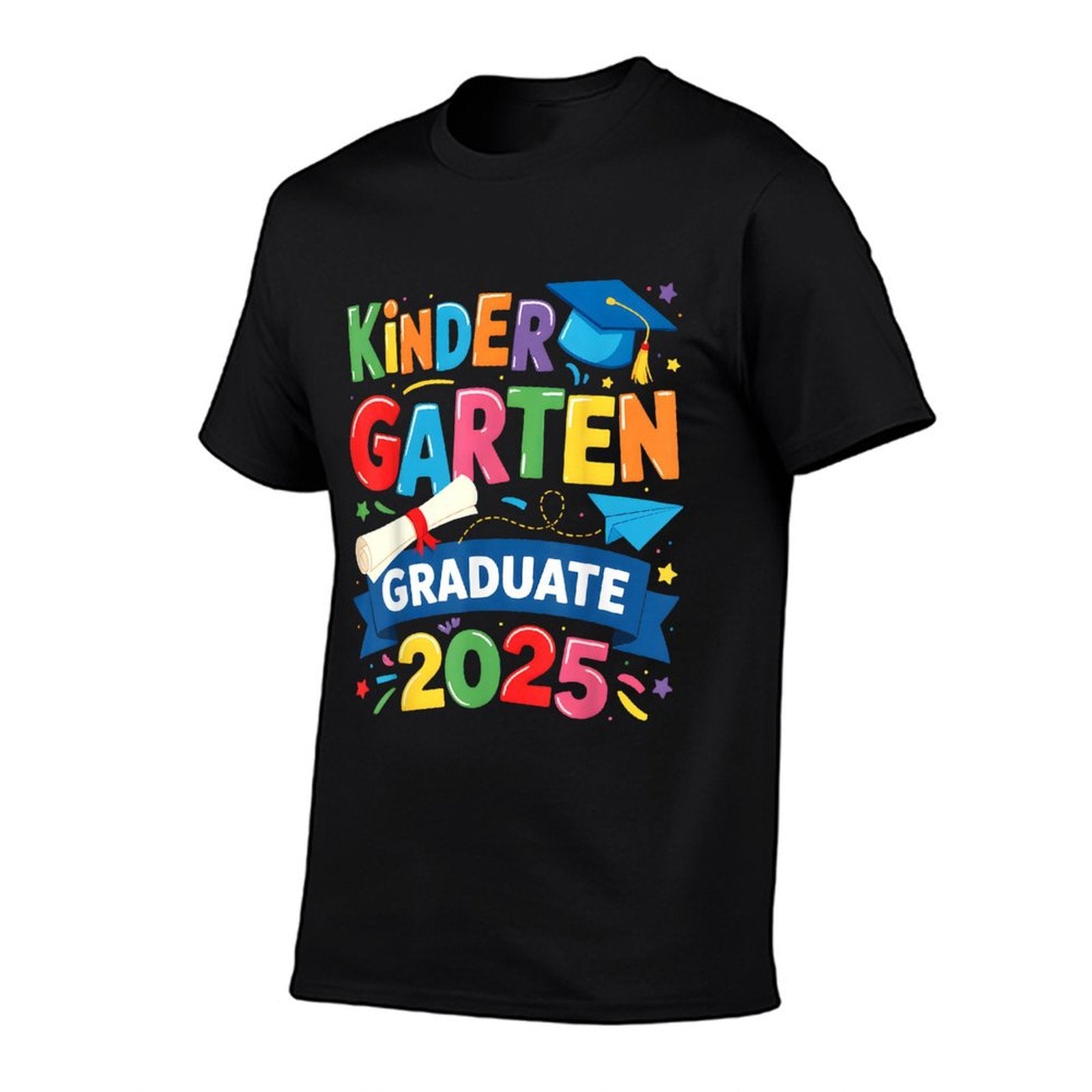Kindergarten Graduation 2025 Graduate Kids Boys Girls Grad  High-quality Stitching T-Shirt