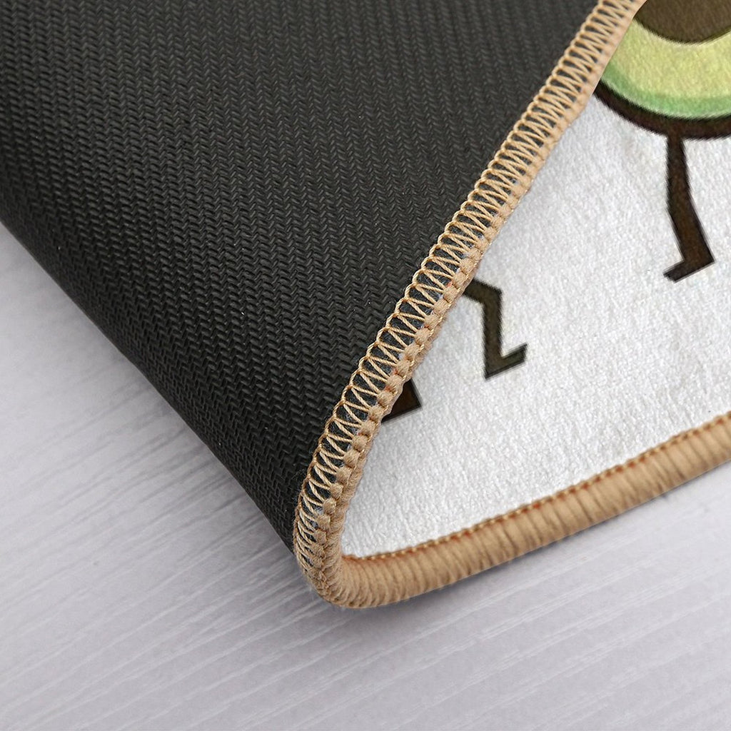 Avocado Dancing Aperitif  Easy To Clean Bath Mat