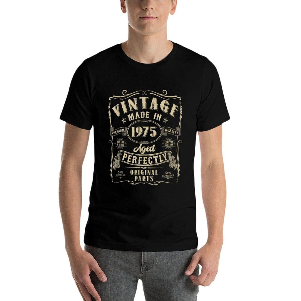 Retro Vintage 1975 Limited Edition 50 Year Old 50th Birthday  Lightweight T-Shirt