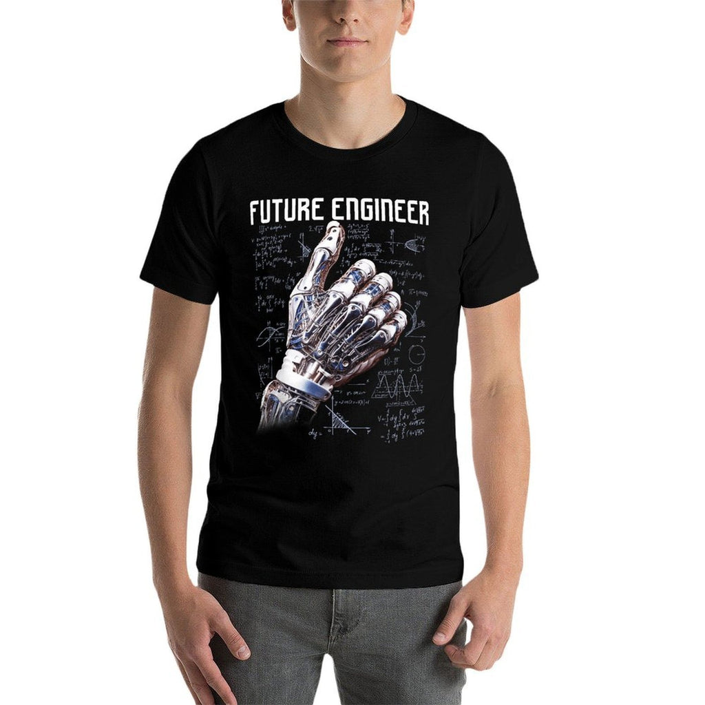 Future Engineer Costume Robot Robotics Adults & Kids  High-quality Stitching T-Shirt