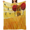Morning Sunshine Sustainable Throw Blanket
