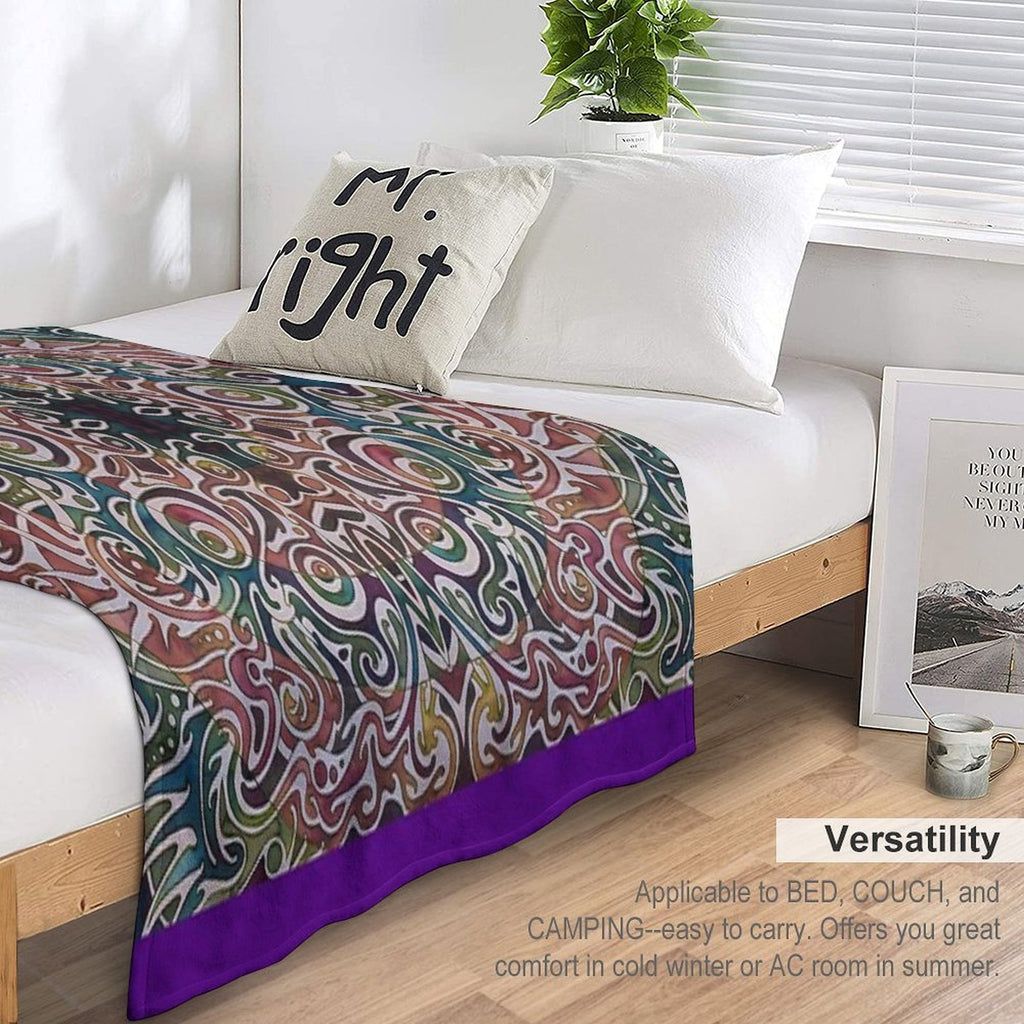 Iris Quick-dry Throw Blanket