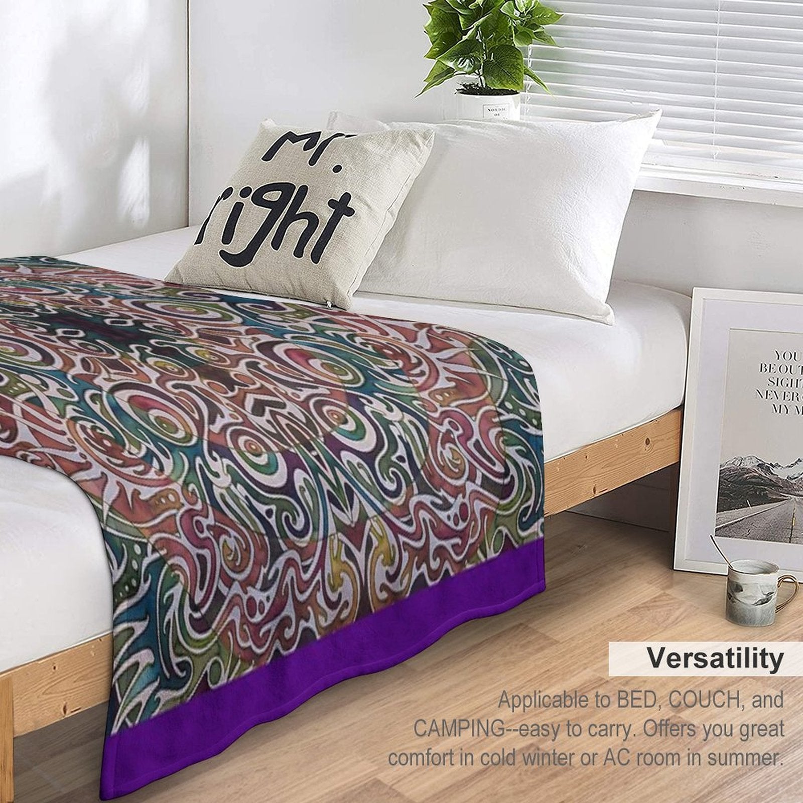 Iris Quick-dry Throw Blanket