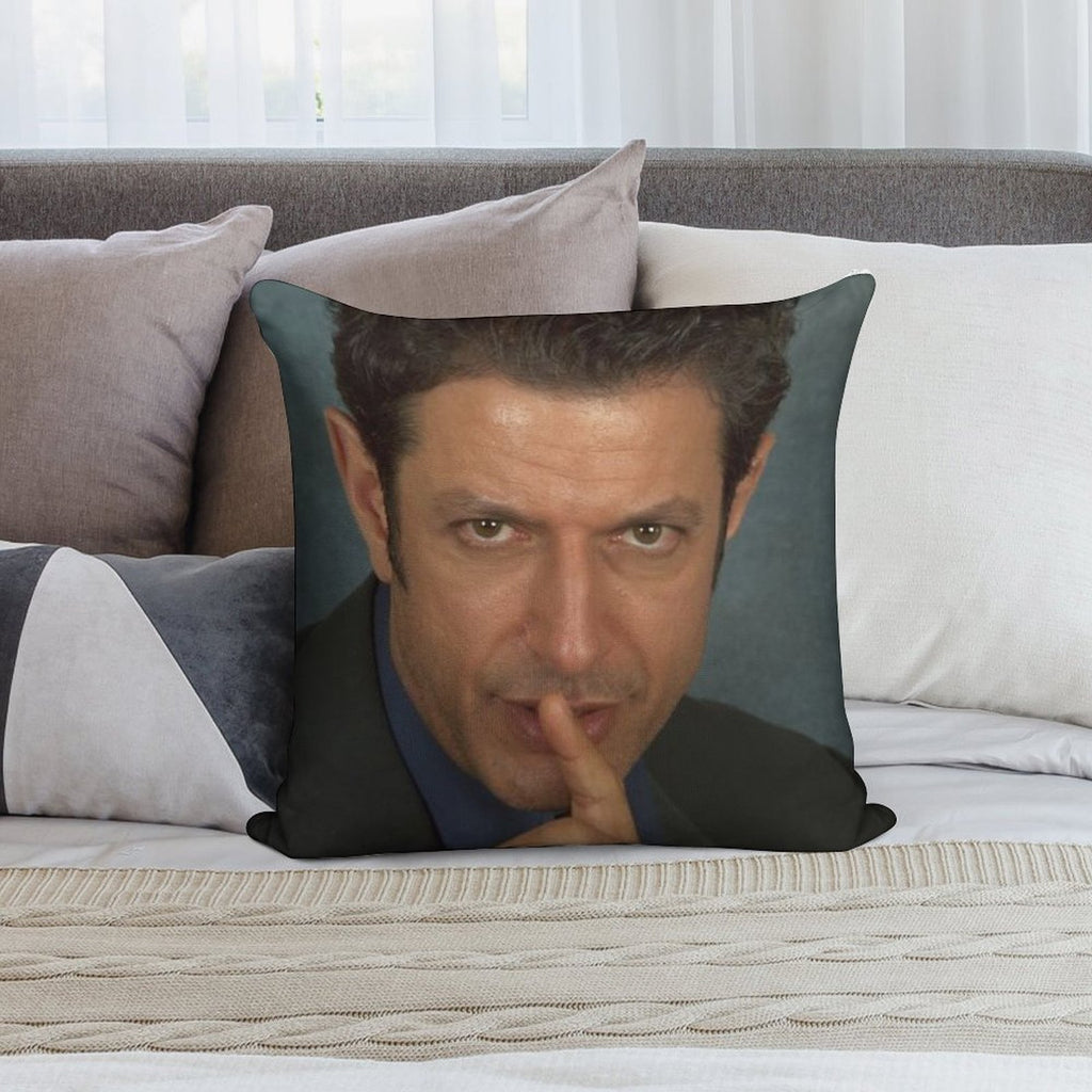 Jeff Goldblum Soft Home Decor Throw Pillow