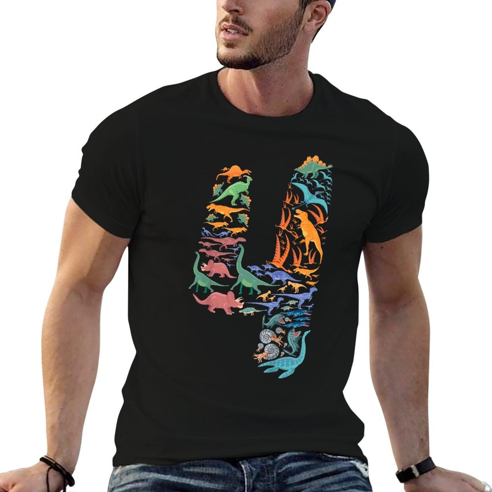 Kids Dinosaur 4th Birthday Boy 4 Years T-Rex Party Rawr I'm 4  Soft T-Shirt