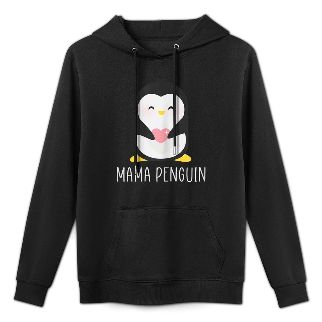 Penguin MAMA - Mothers Funny  Cute Dad Gift Colorfast Hoodie