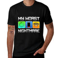 Gamer Gaming Men Boys Funny My Worst Nightmare  Quick-drying T-Shirt