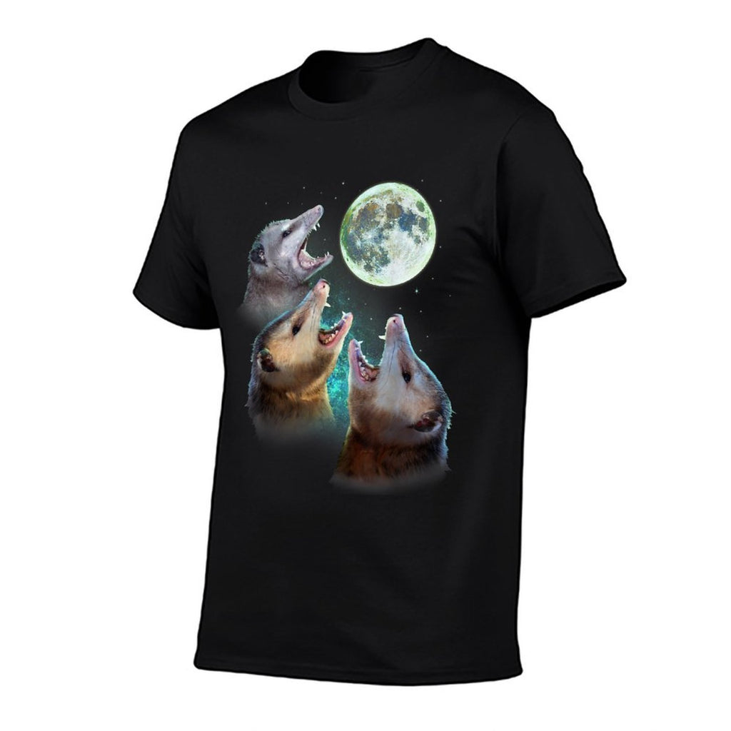 Three Opposum Moon With 3 Possums And Dead Moon Costume  Tagless Design T-Shirt