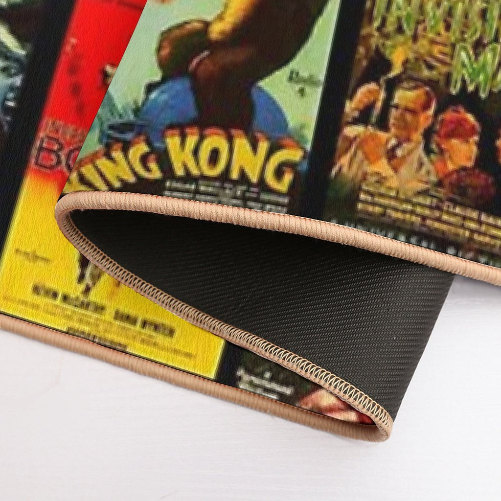 Vintage Classic Horror Monster Movie Posters  Rapid-Drying Bath Mat