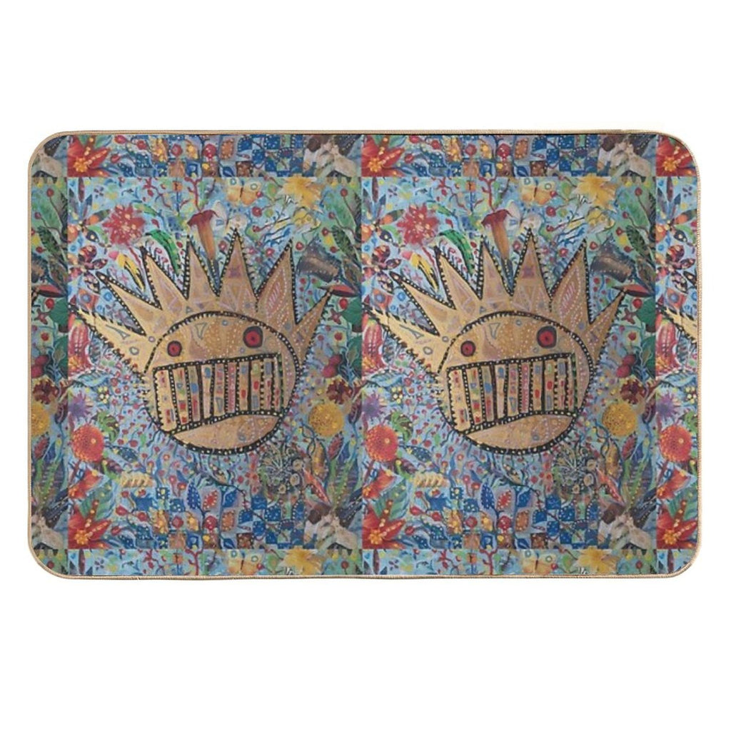 Ween Boognish And Flowers  Rapid-Drying Bath Mat