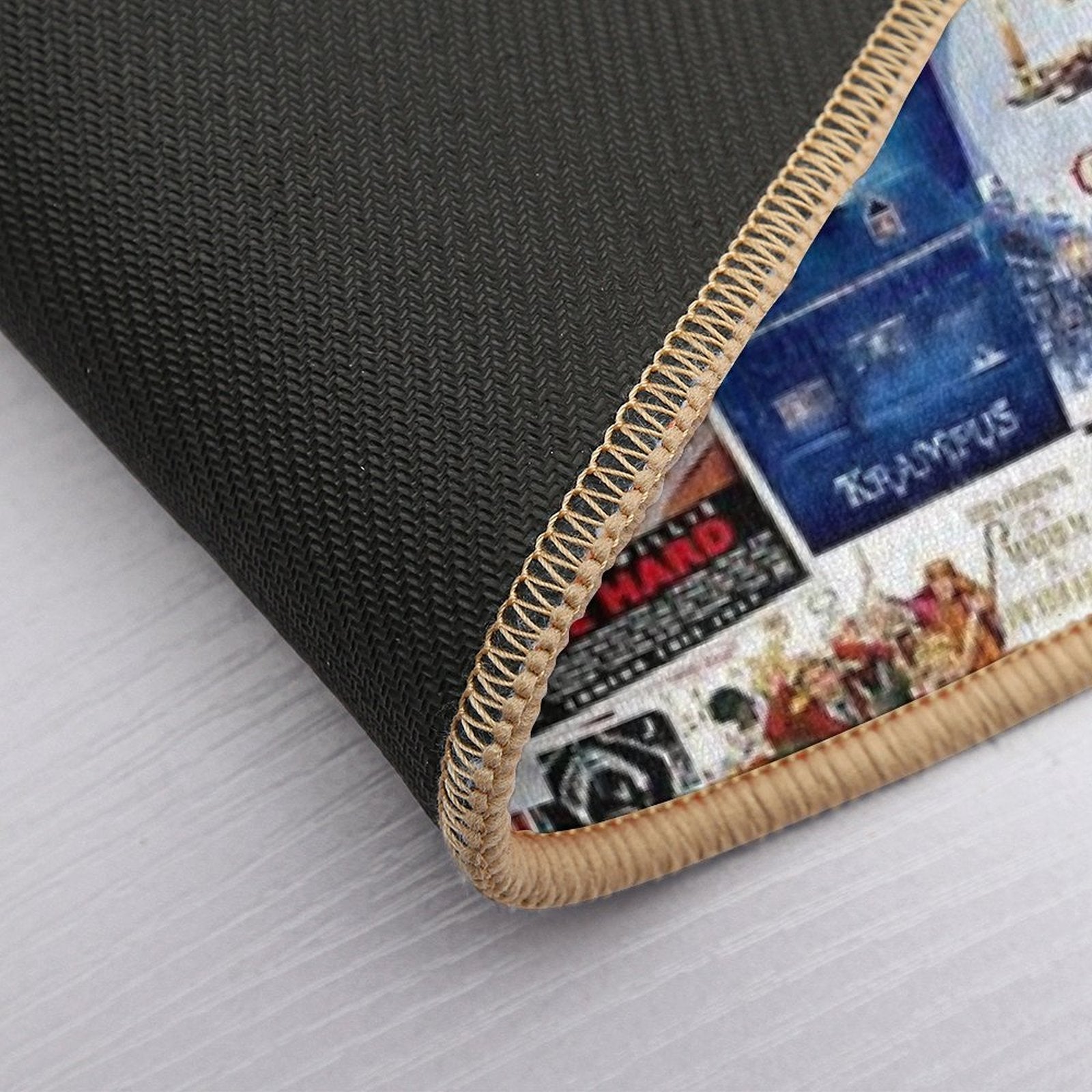 Christmas Film Collage  Long-Lasting Bath Mat