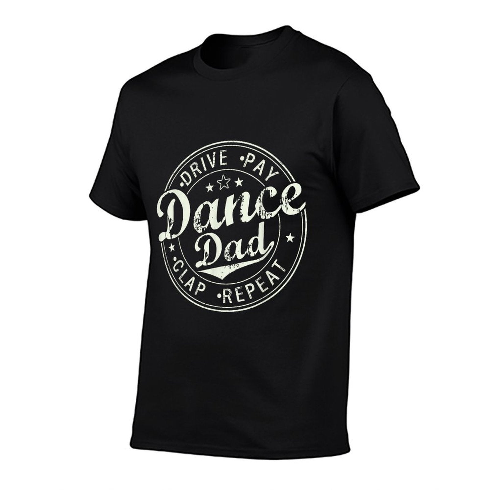 Funny Dance Dad Competition Proud Dance Dad Fathers Day Men  Ribbed Collar T-Shirt