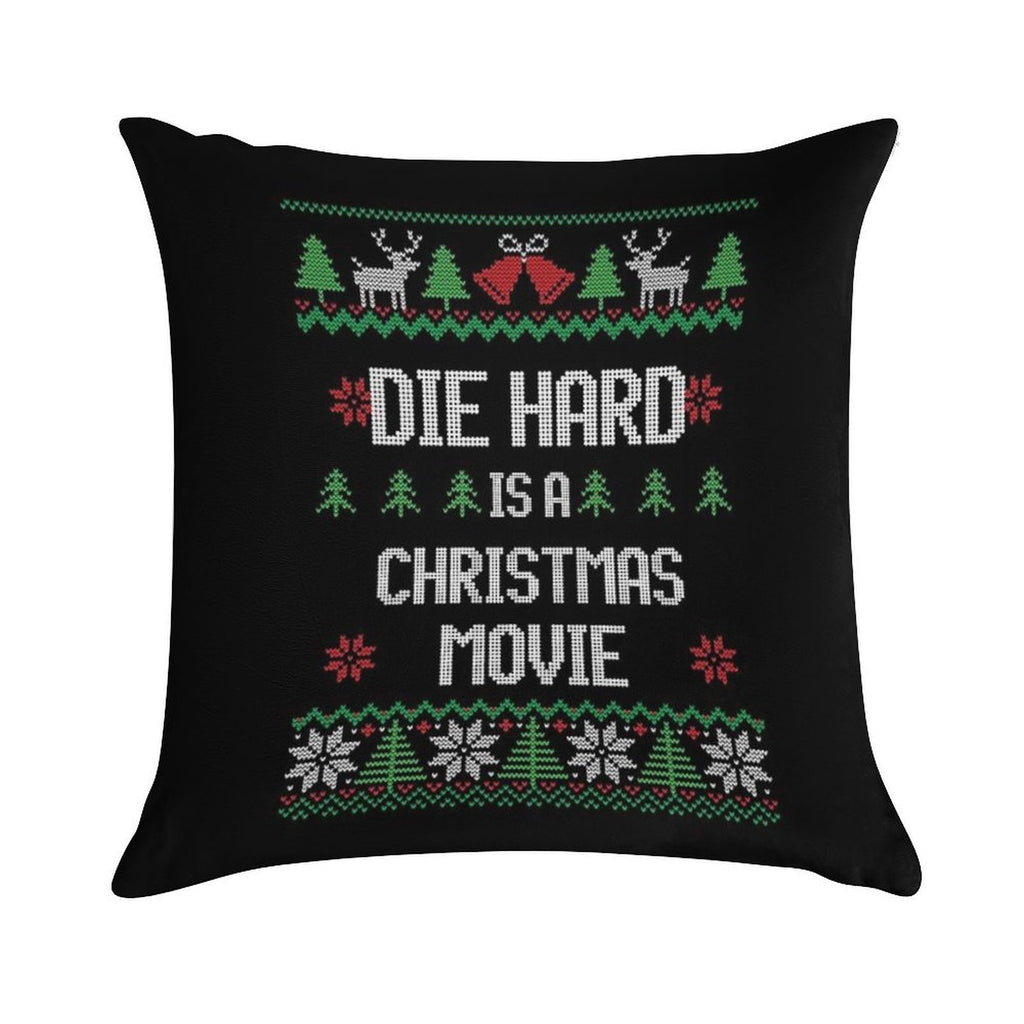 Die Hard Is A Christmas Movie Soft Gift Ready Throw Pillow