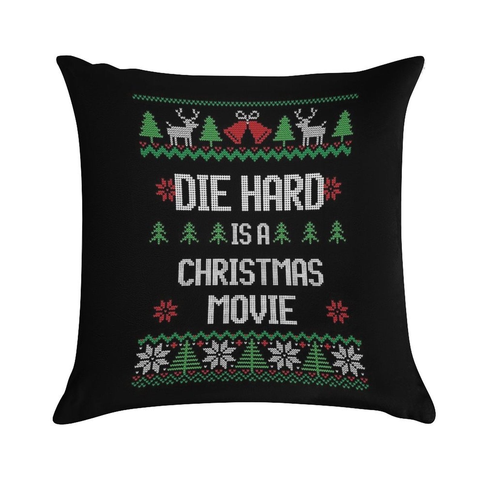 Die Hard Is A Christmas Movie Soft Gift Ready Throw Pillow