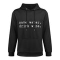 Funny Sayings for Wine Drinkers Save Water Drink Wine, Unisex Adults, Black, Small,, Crew Neck, Modern Classic, Celebration, Cas Colorfast Hoodie