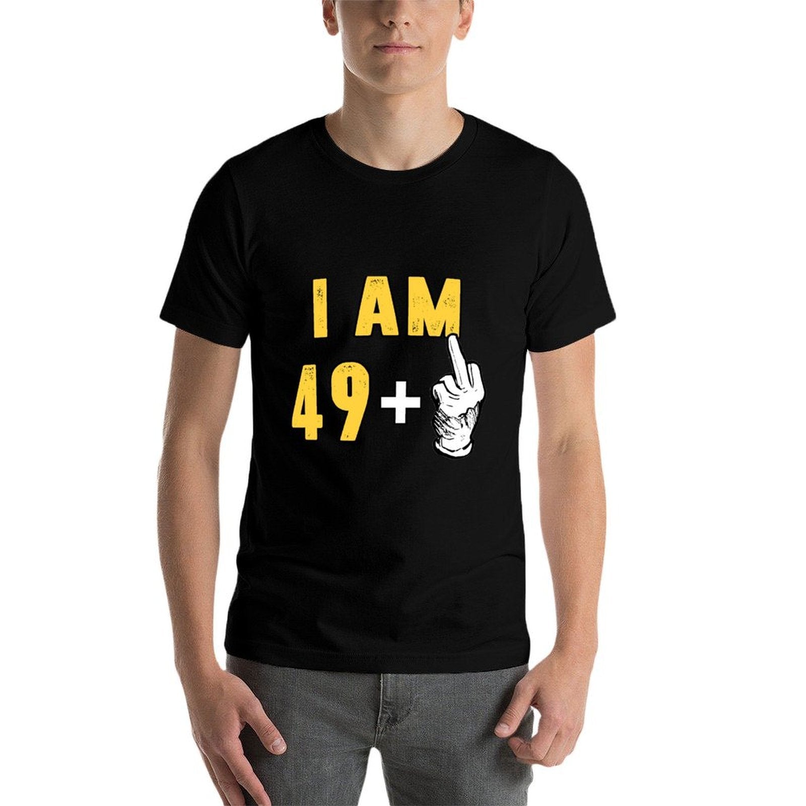 50th Birthday Gag Gift Funny 49 + 1 Sweatshirt  Fade-proof Color T-Shirt