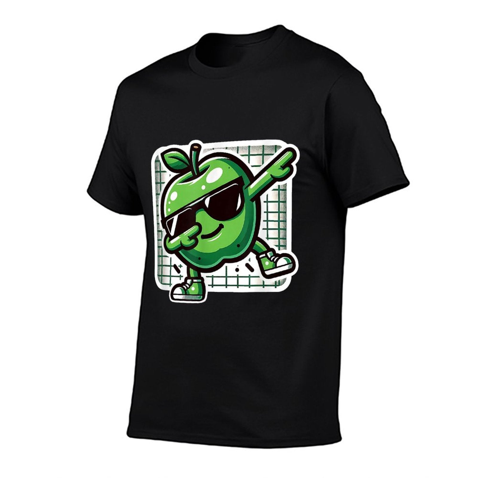 Funny Dab Apple Dancing Dabbing Fruit Meme  Graphic-printed T-Shirt