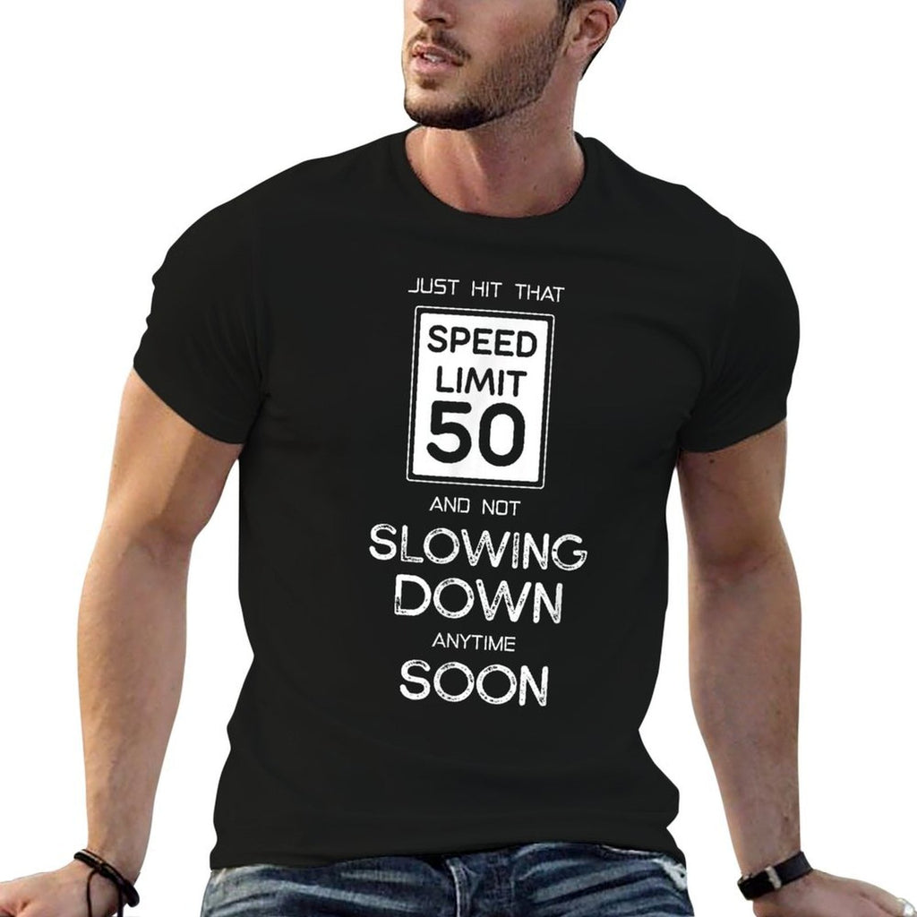 50th Funny Birthday  Slim-fit Cut T-Shirt