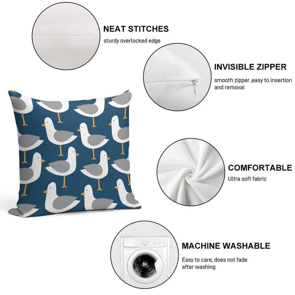 Seagull 4.0 Soft Warmth Comfort Throw Pillow
