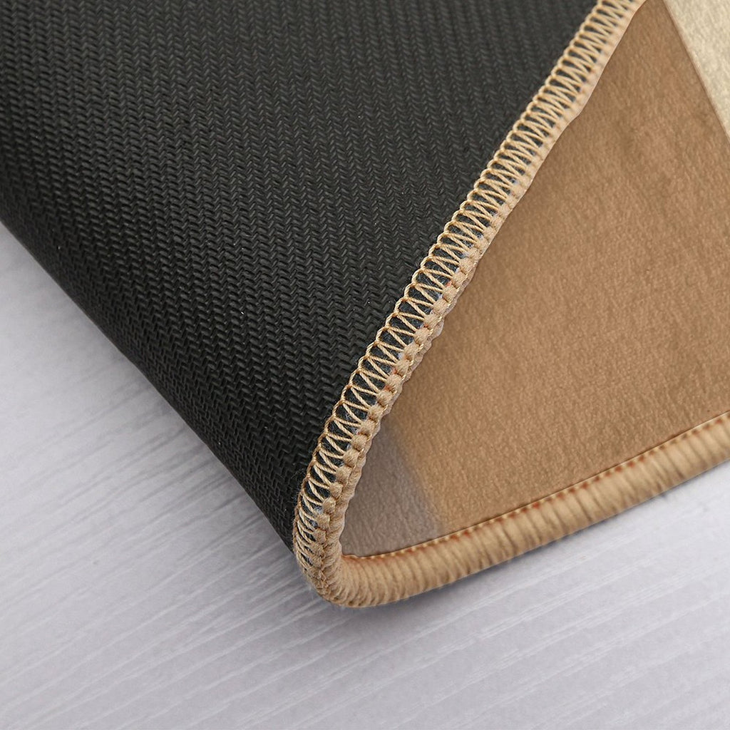 Earth Tones Stripes Pattern  Stain-Proof Bath Mat