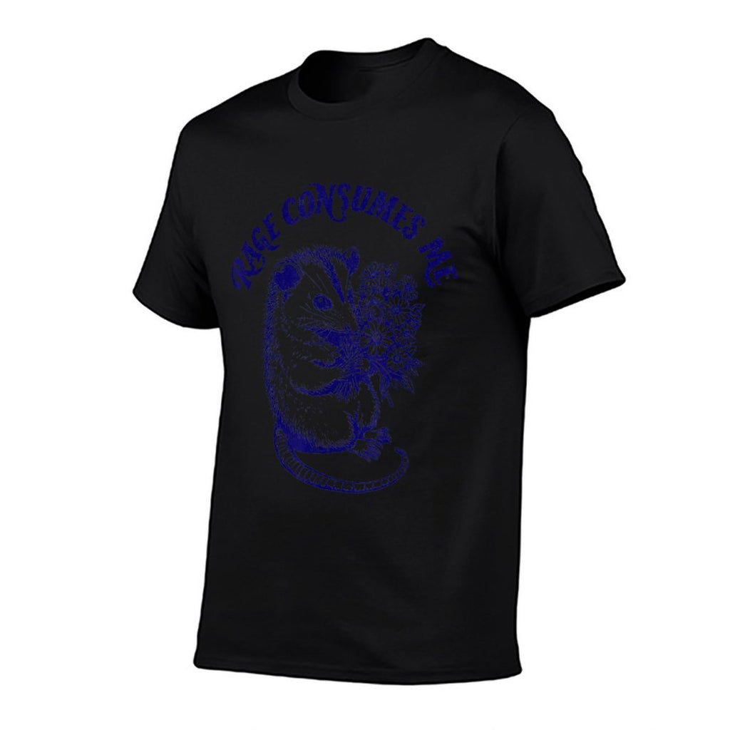 Rage Consumes Me Funny Possum Comfortable T-Shirt