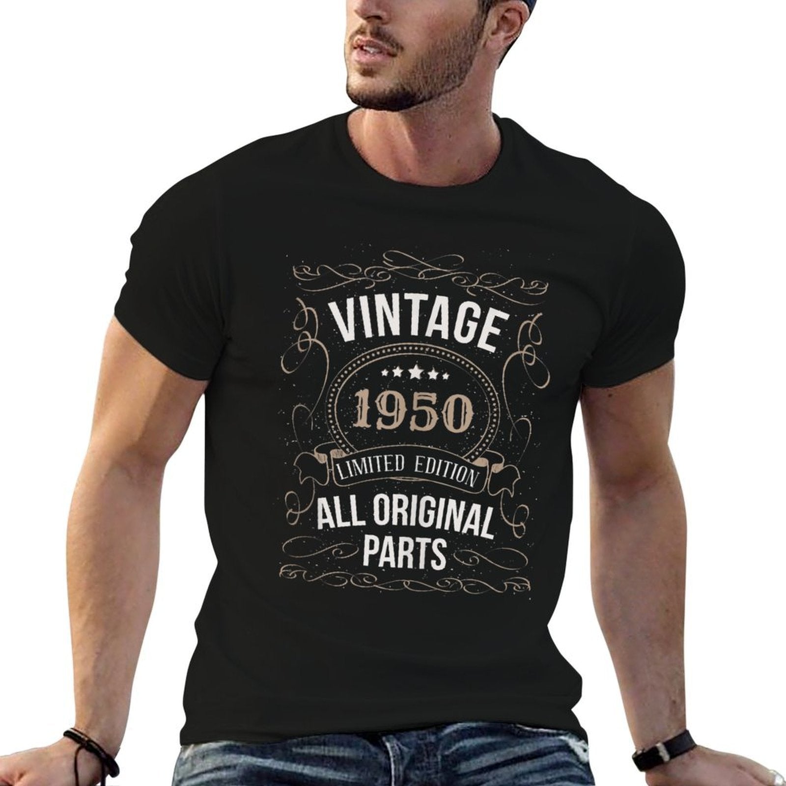Vintage 1950 70th Birthday 70 Years Old Gift  Moisture-wicking T-Shirt