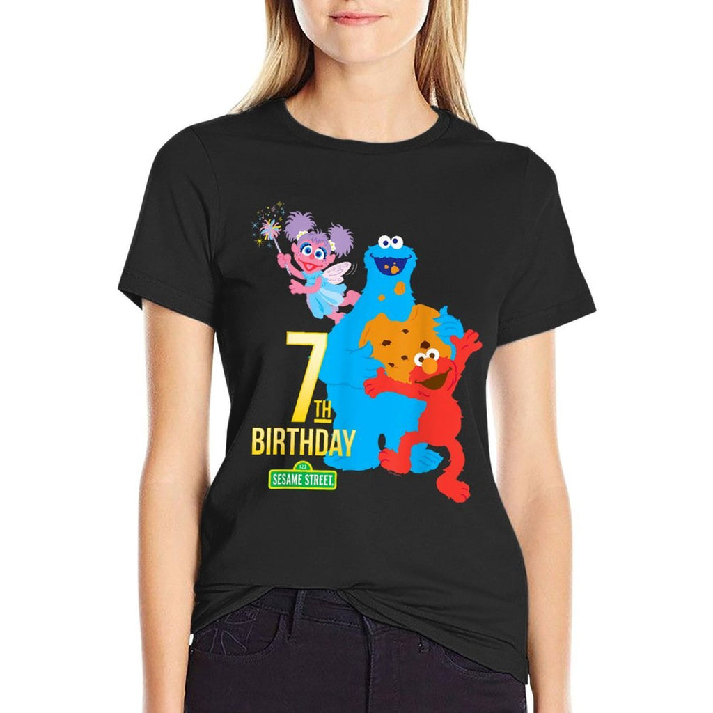 Sesame Street 7th Birthday  Affordable Price T-Shirt