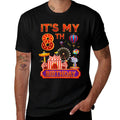 It's My 8th Birthday Circus Carnival Theme Party 8 Year Old  Vintage-inspired T-Shirt