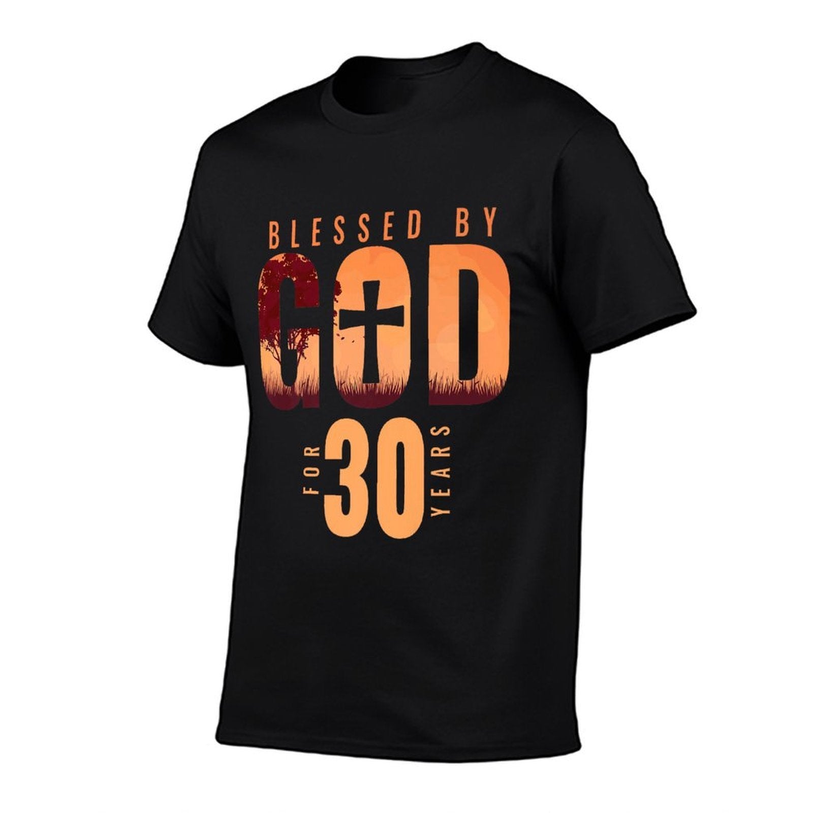 Blessed By God For 30 Years 30th Birthday Religious Theme Premium  Eco-friendly Material T-Shirt