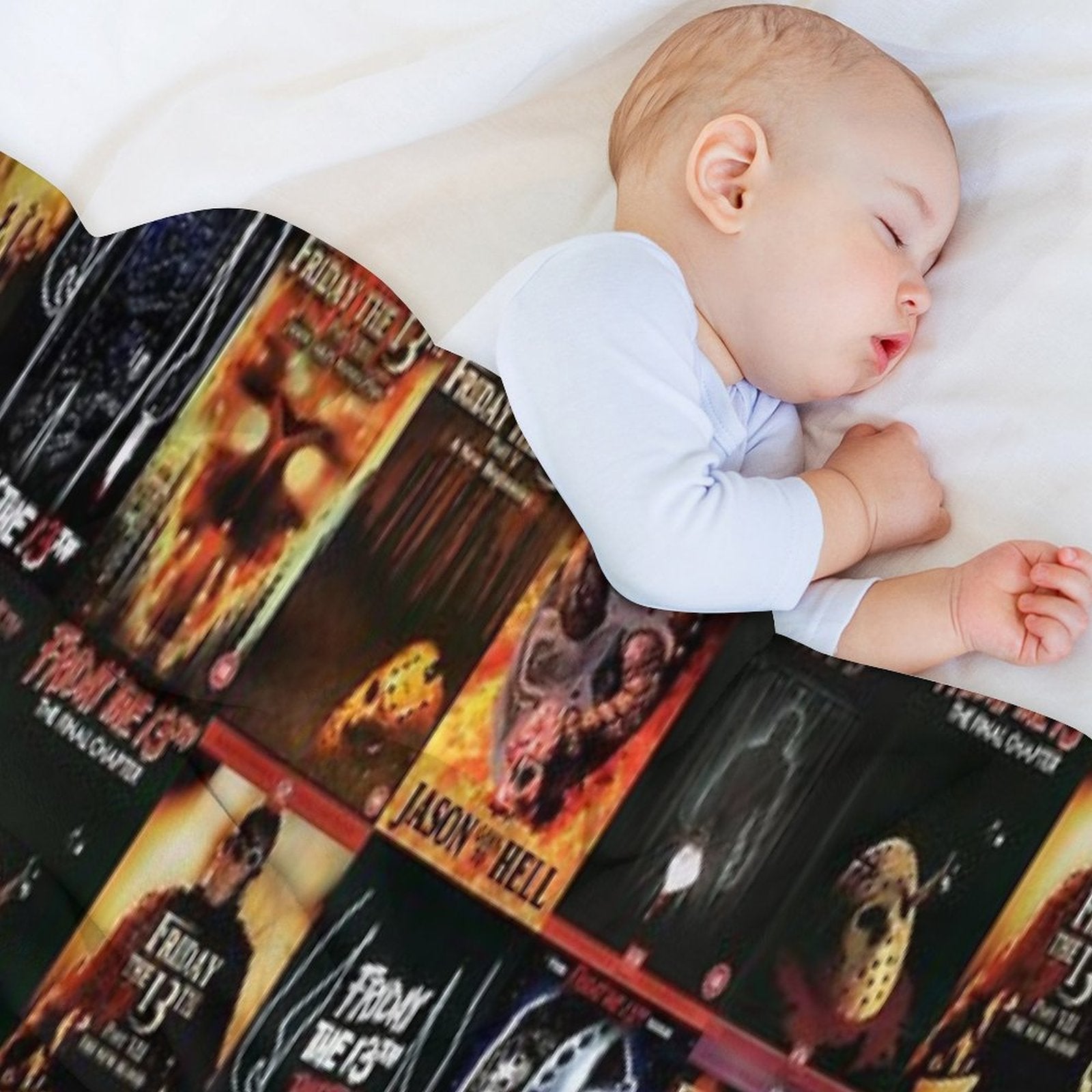 Jason Friday The 13th Movie Covers Premium Throw Blanket