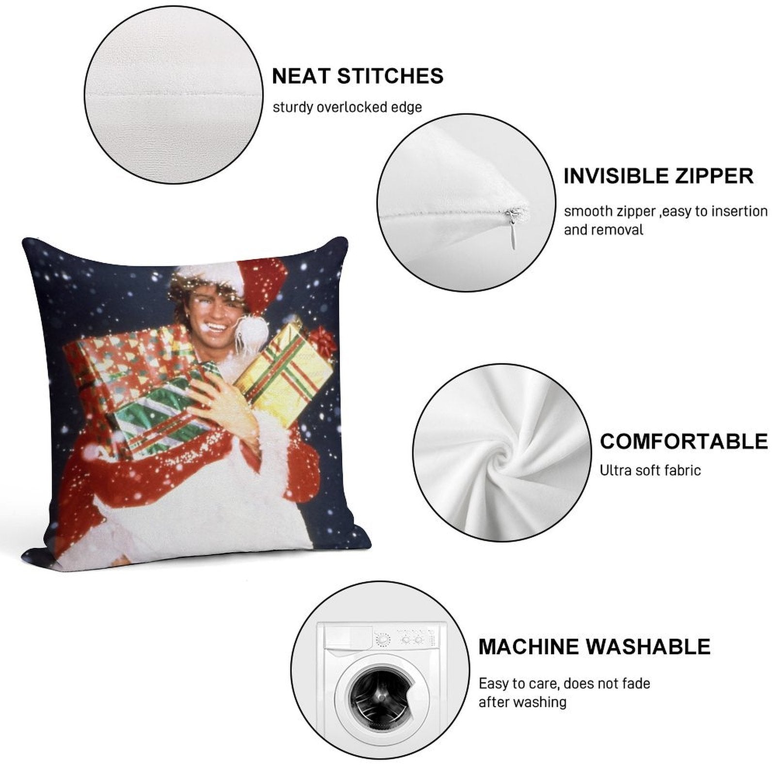 Last Christmas Soft Multiple Sizes Throw Pillow