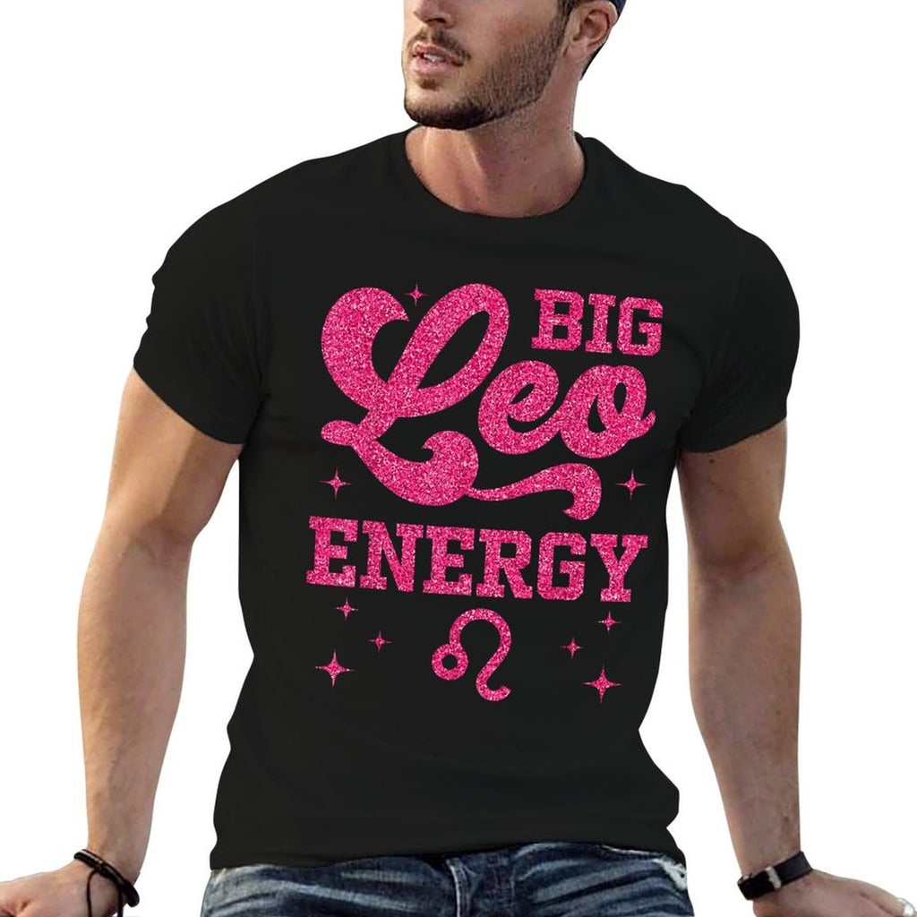 Big Leo Energy Women Girls Zodiac Sign Birthday Queen  Quick-drying T-Shirt