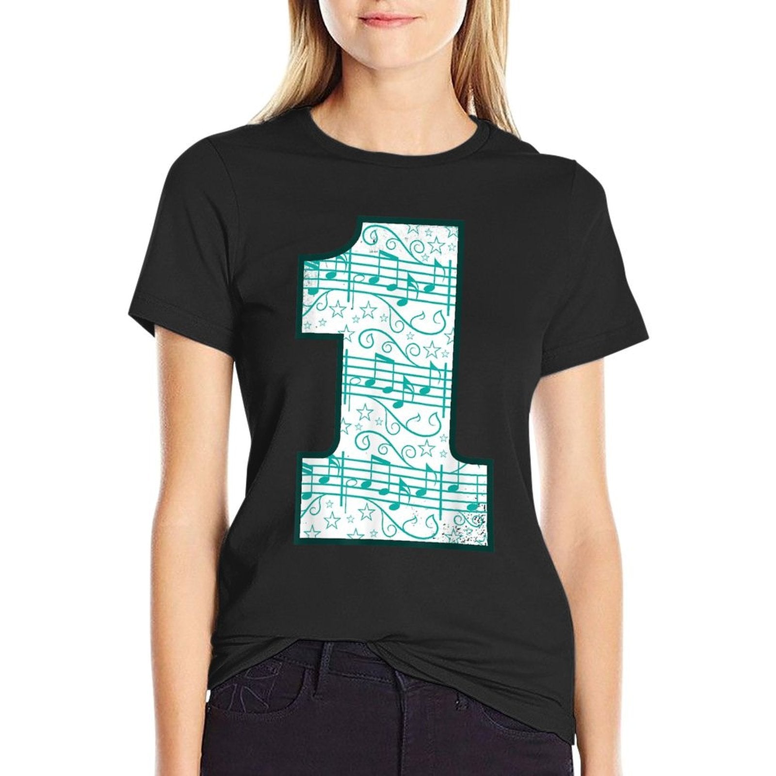 1st Birthday Design - One Year Old - Music Lover  Breathable T-Shirt