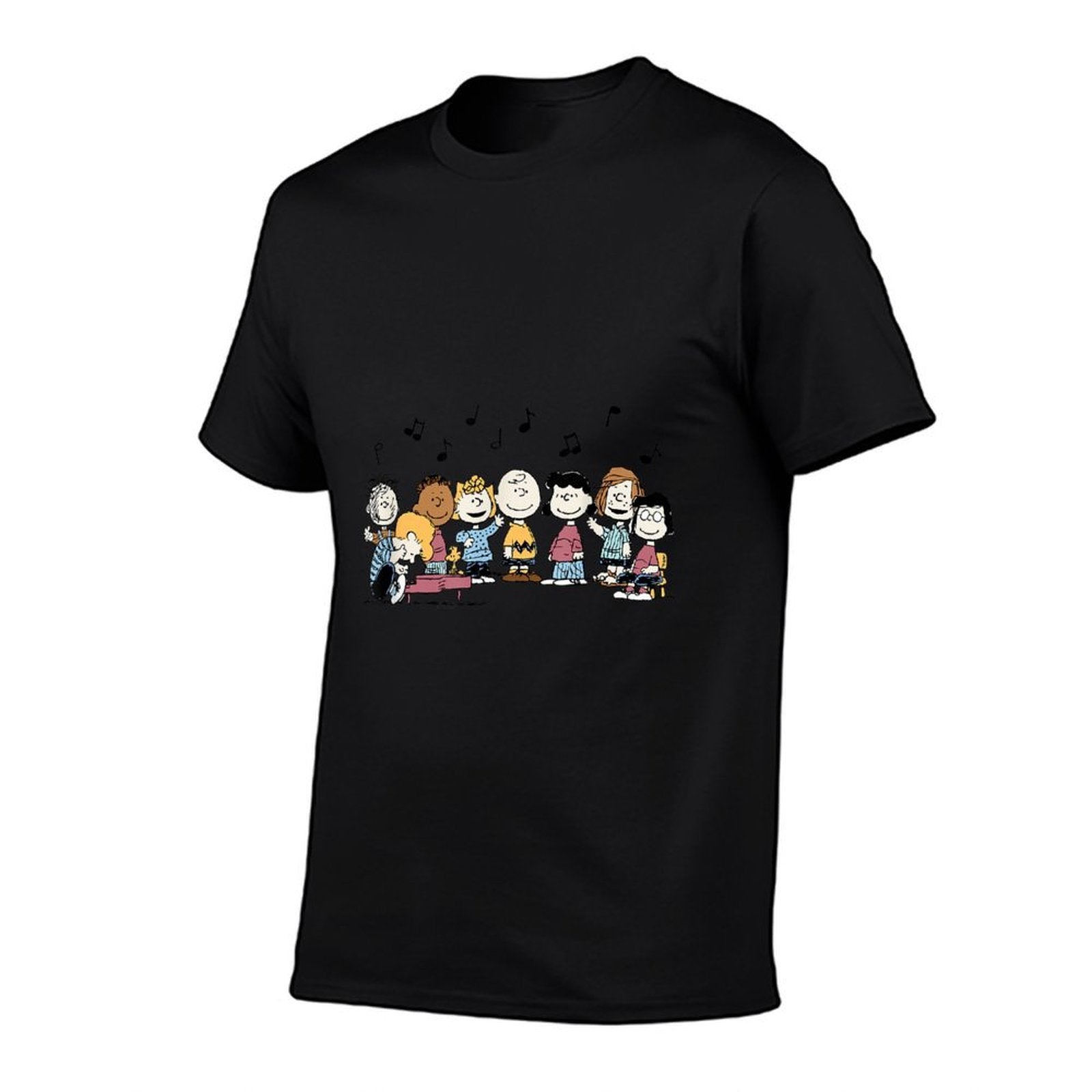 Peanuts - Schroeder Pigpen Franklin Lucy Charlie Sally Music  Eco-friendly Material T-Shirt