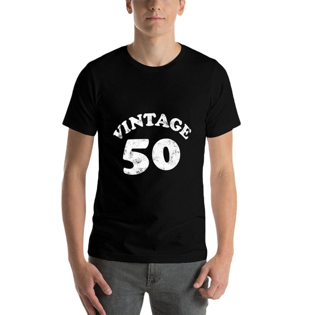 50 Year Old Birthday Sweatshirt Vintage 50th Birthday  Easy-care T-Shirt