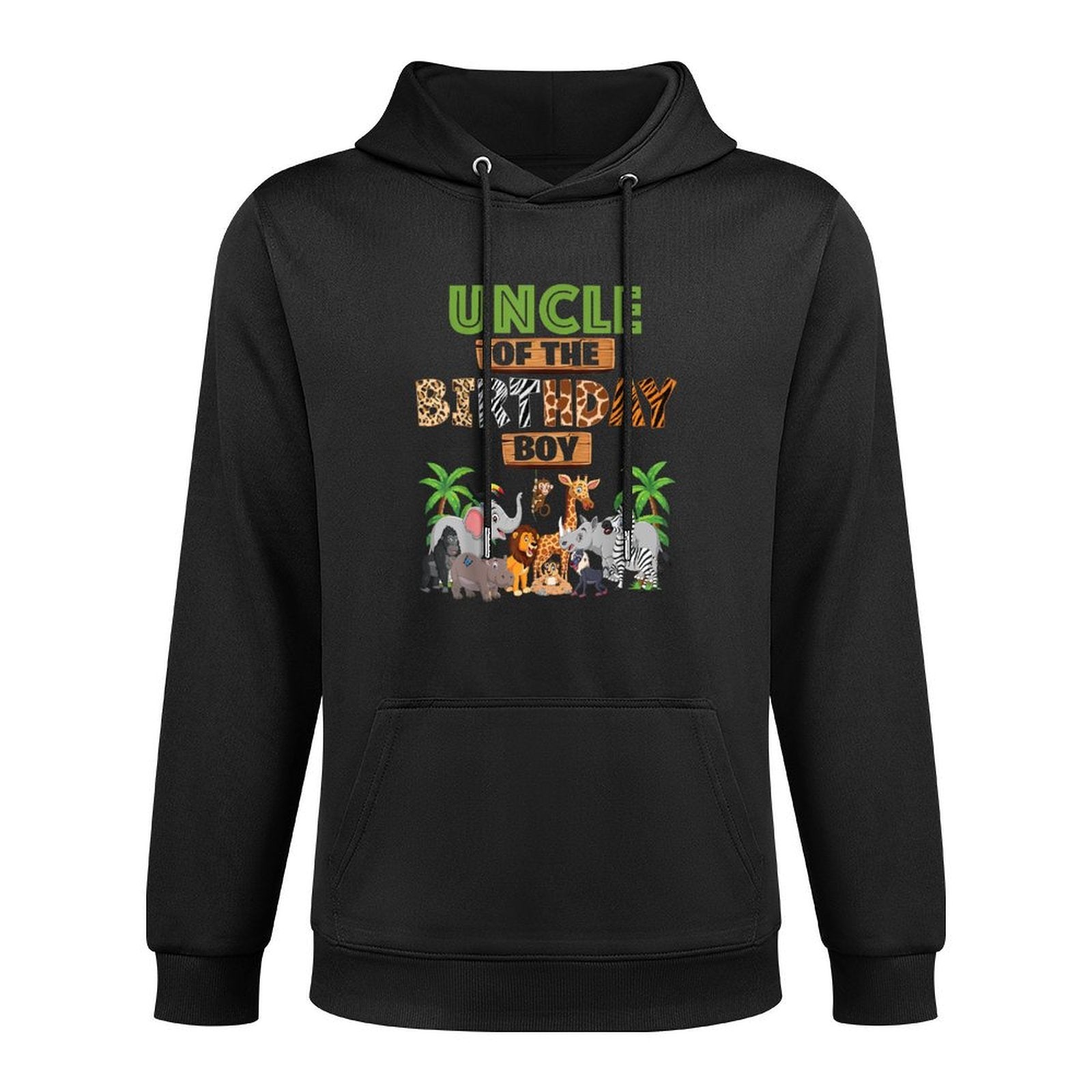 Wild Uncle Of The Birthday Boy Zoo Safari Jungle Animal Pilling-Resistant Hoodie