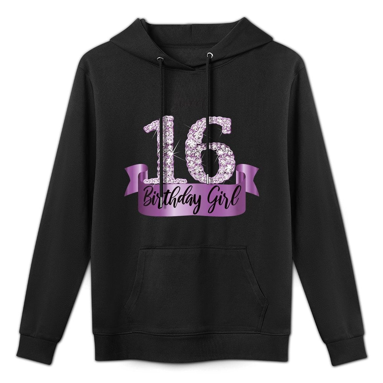 Cute Purple White Sweet 16 Style I 16th Birthday Outfit Pilling-Resistant Hoodie
