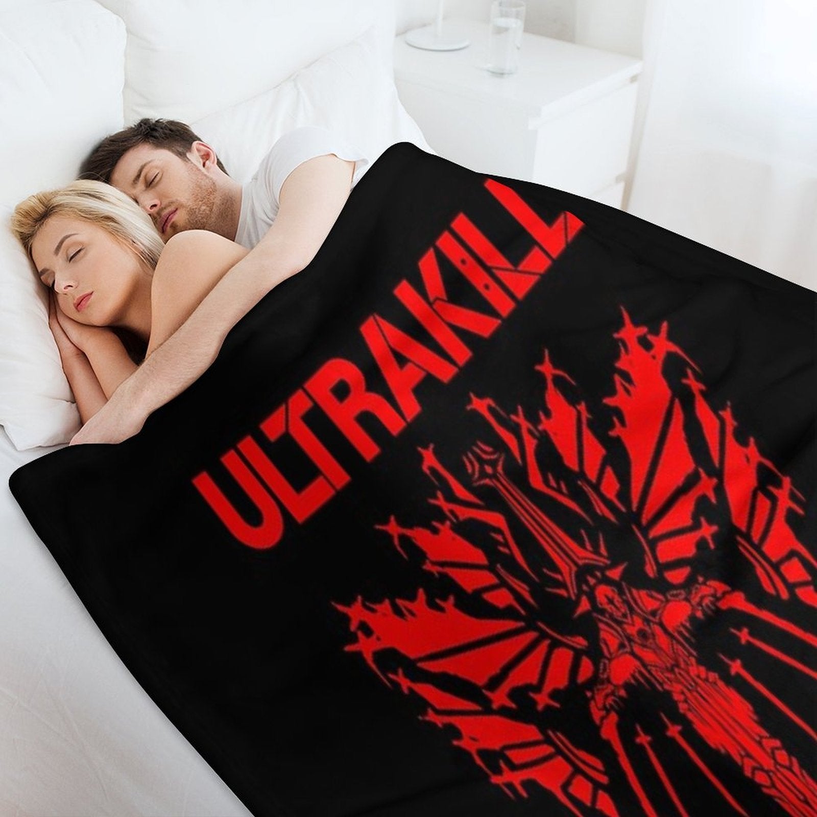 Ultrakill, Ultrakill Gabriel, Gabriel Ultrakill Eco-conscious Throw Blanket