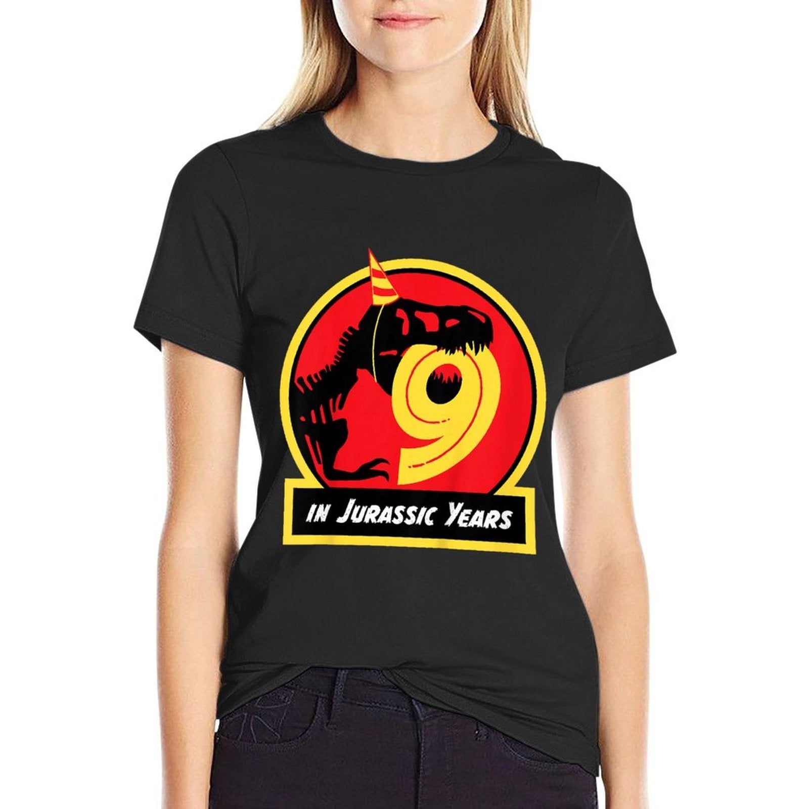 Kids Birthday Dinosaur 9 Year Old Jurassic T-rex  Affordable Price T-Shirt