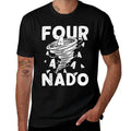 Four Nado Fournado 4th Birthday 4 Years Old Kids Boys Girls  Lightweight T-Shirt