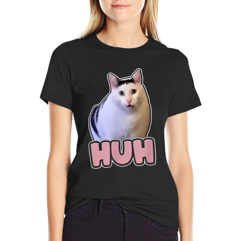 Huh Cat Shirt - Huh Cat Comfortable T-Shirt