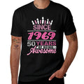 Womens Awesome Since 1969 - 50 Years Old 50th Birthday Quote Gift  Soft T-Shirt
