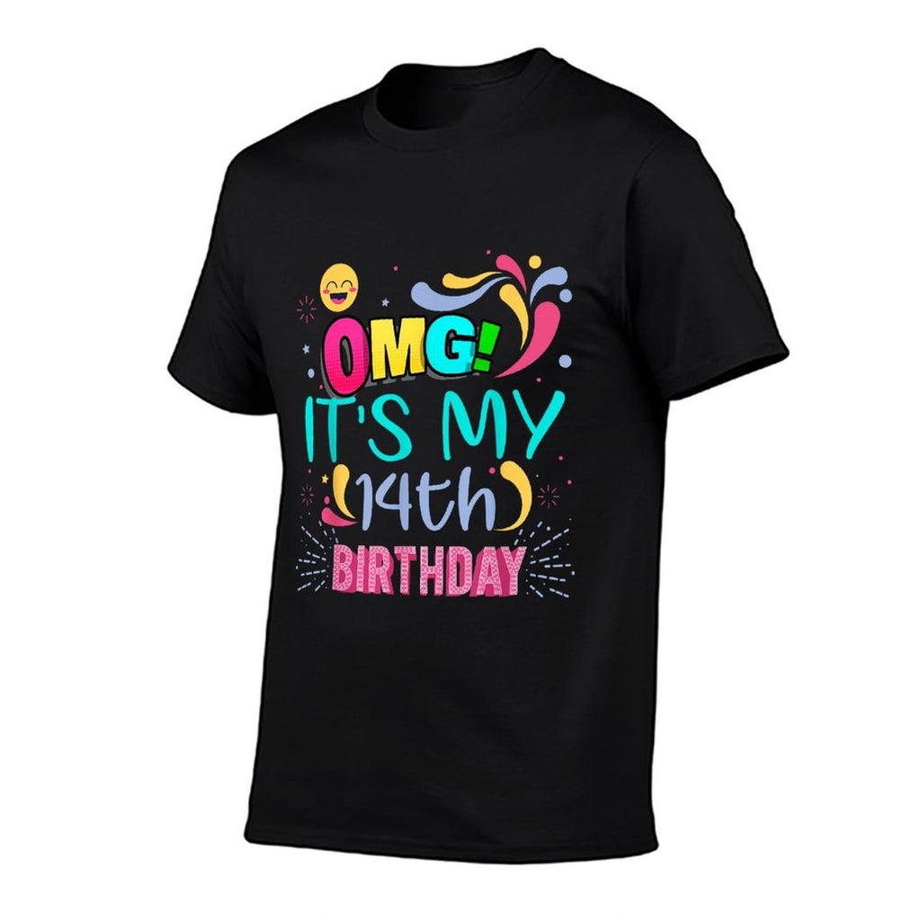 OMG It's My 14th Birthday Gift for 14 Years Old Birthday  Lightweight T-Shirt